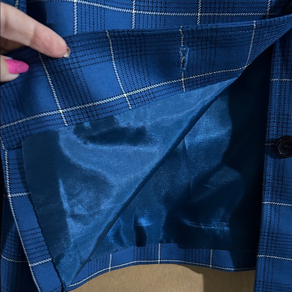 Pendleton Women's Blue Checkered Blazer - Picture 7 of 7